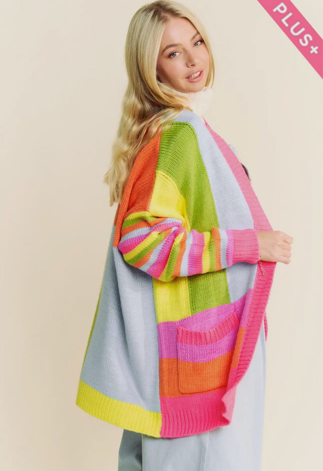 Curvy Colorful Sweater