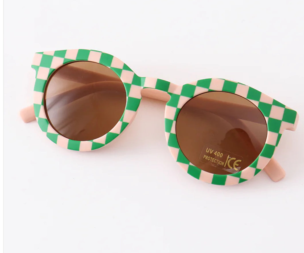 Retro round kids sunglasses UV400