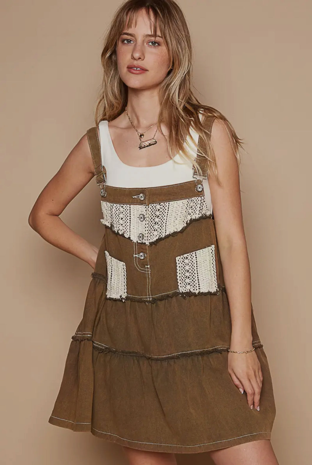 Overall Frayed Mini