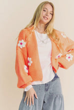 Load image into Gallery viewer, Orange Flower Sweater
