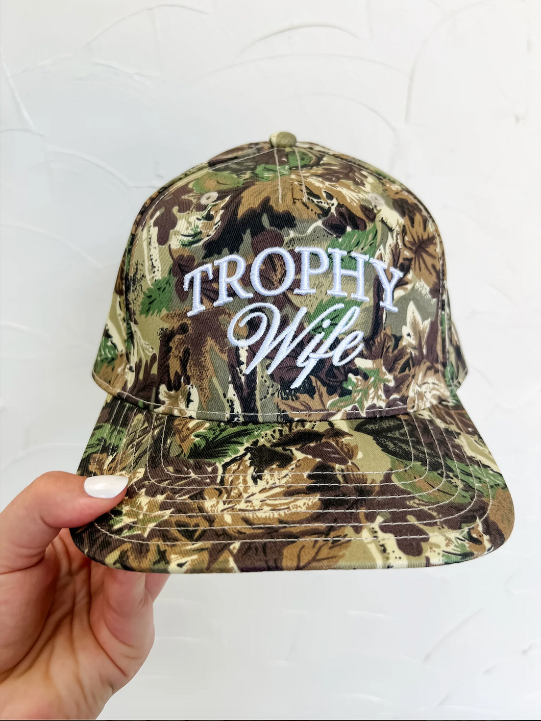 Trophy Wife camo hat