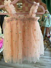 Load image into Gallery viewer, Daisy Embroidered Tulle Dress
