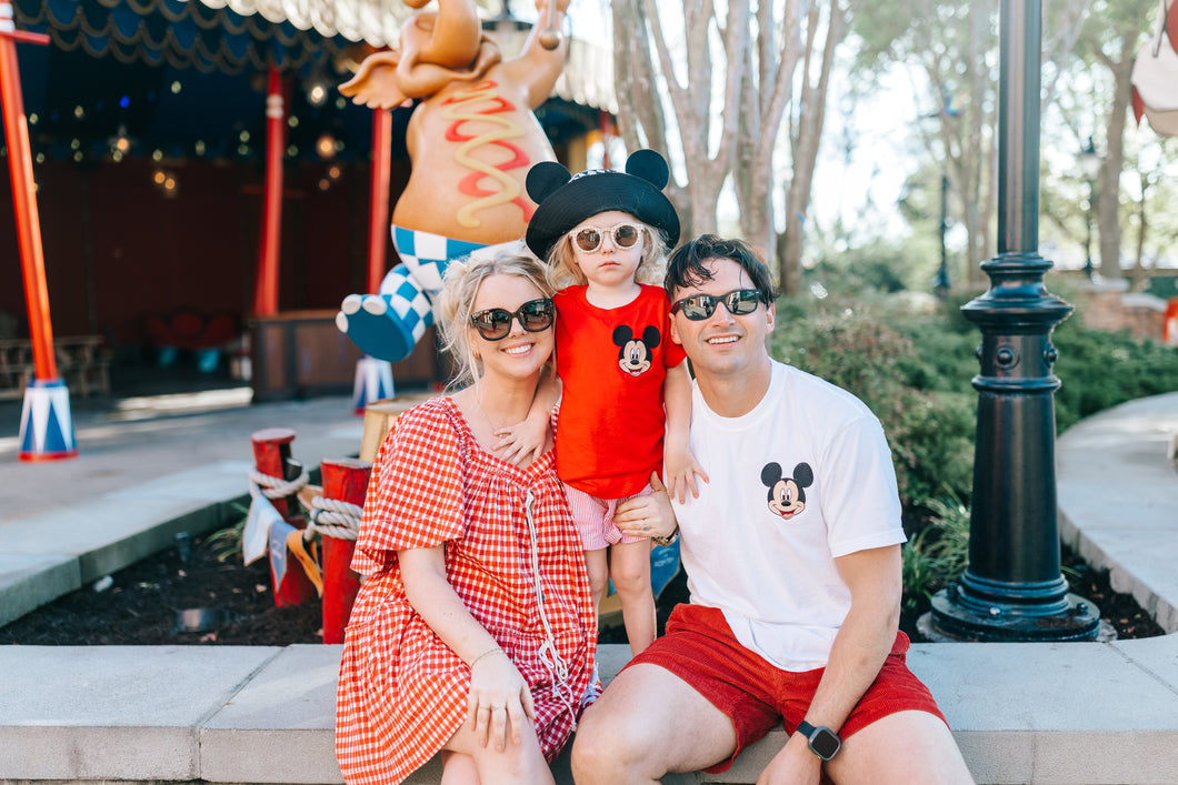 PREORDER: Family Matching Mickey Embroidered Tees