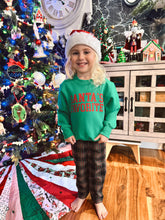 Load image into Gallery viewer, PRE-ORDER: Youth Green Santa&#39;s Favorite Crew
