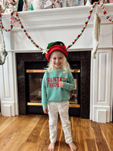 Load image into Gallery viewer, PRE-ORDER: Toddler Mint Santa&#39;s Favorite Crew

