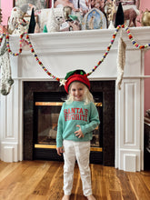 Load image into Gallery viewer, PRE-ORDER: Toddler Mint Santa&#39;s Favorite Crew
