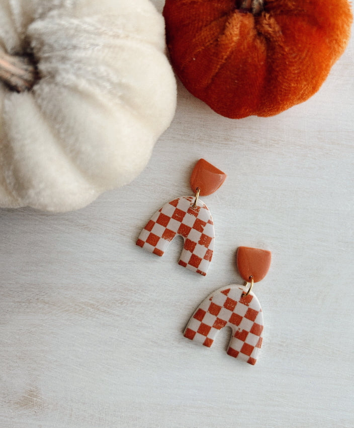 Orange Checkered Arches