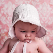 Load image into Gallery viewer, Heart Eyelet Bonnet
