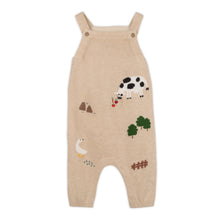 Load image into Gallery viewer, Organic Farm Embroidered Baby Overall Set
