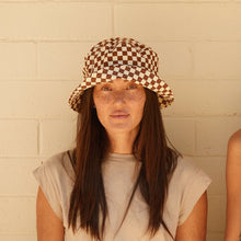 Load image into Gallery viewer, Adult Checkered Bucket Hat
