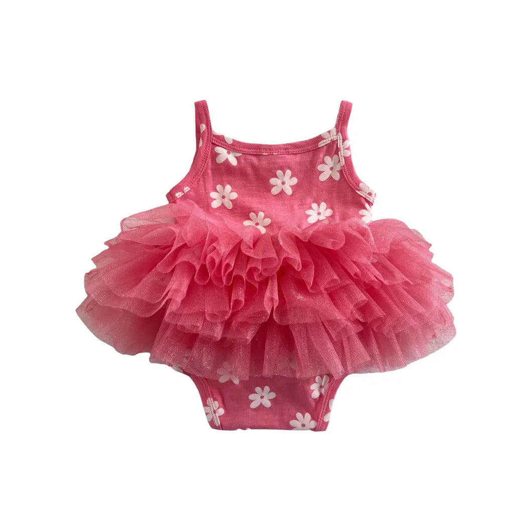 Flower Organic Tutu Bodysuit