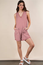 Load image into Gallery viewer, Comfy Striped Romper
