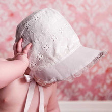 Load image into Gallery viewer, Heart Eyelet Bonnet
