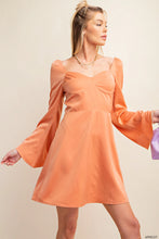 Load image into Gallery viewer, Apricot Satin Dress
