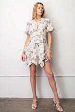 Load image into Gallery viewer, Button-Down Ruffle Mini Dress
