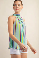 Load image into Gallery viewer, Mint High Neck Sleeveless Top
