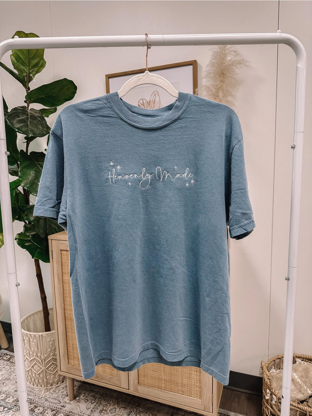 Heavenly Made Embroidered Tee