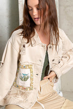 Load image into Gallery viewer, Distressed Floral Patchwork Jacket
