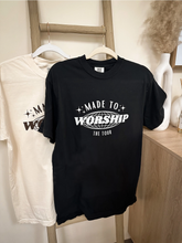 Load image into Gallery viewer, Made to Worship Tour Graphic Tee (Black)
