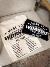 Load image into Gallery viewer, Made to Worship Tour Graphic Tee (Black)
