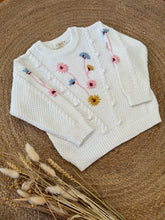 Load image into Gallery viewer, Millie Sweater with Floral Embroidery
