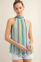 Load image into Gallery viewer, Mint High Neck Sleeveless Top
